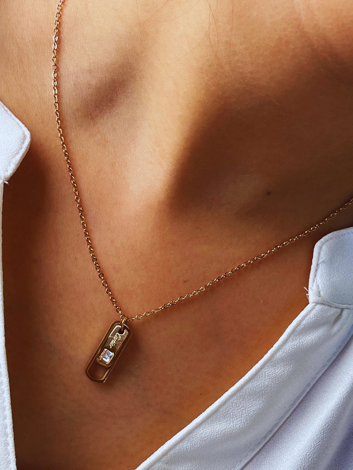 Golden Flow pendant