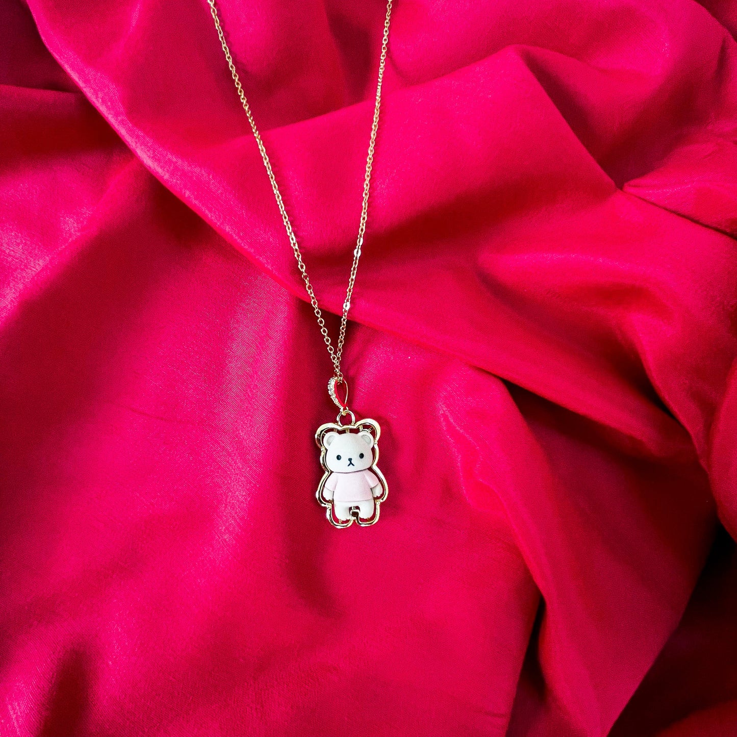 Blush Bear Pendant