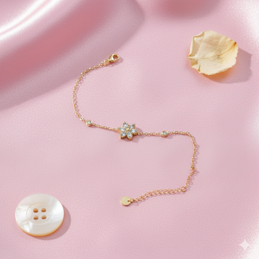 MINIMAL FLOWER BRACELET