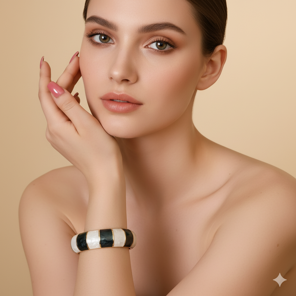 Piano Key Bangle
