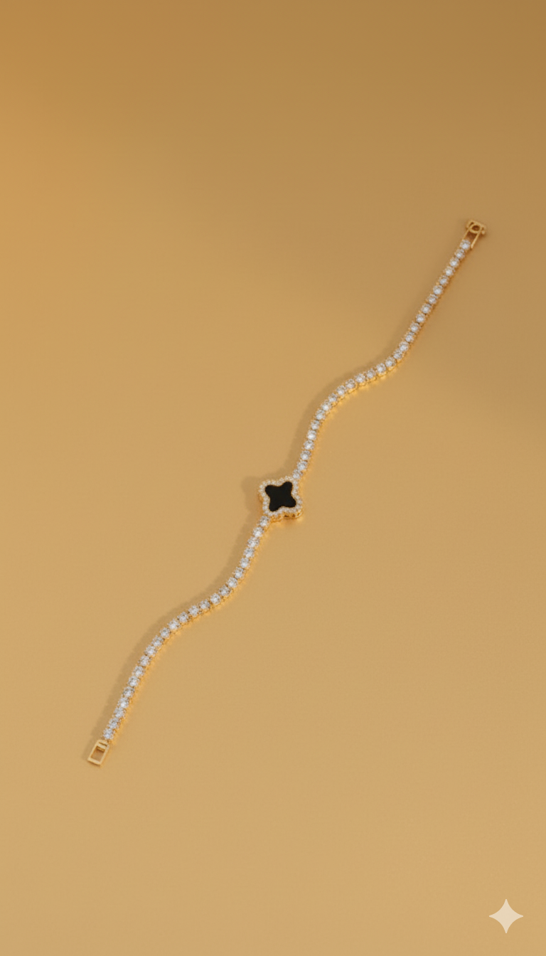BLACK STONE BRACELET