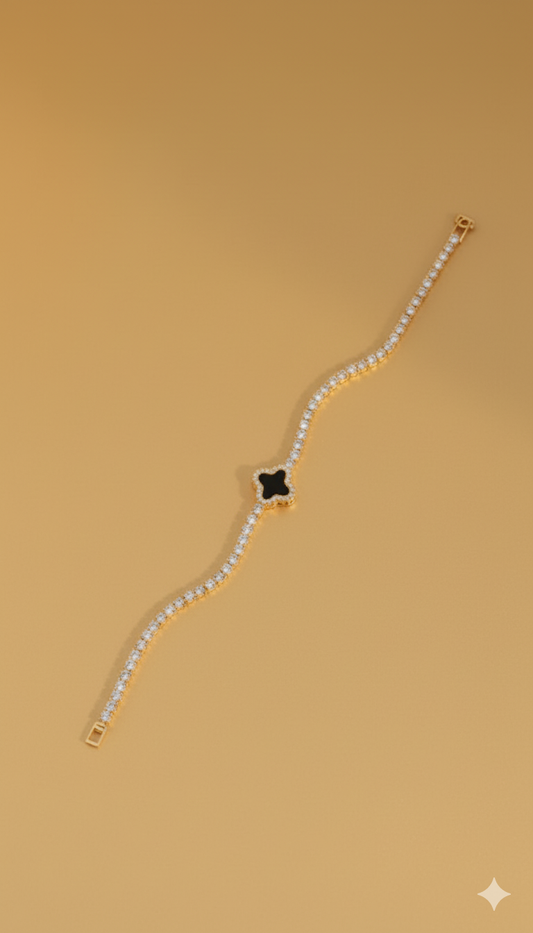 BLACK STONE BRACELET