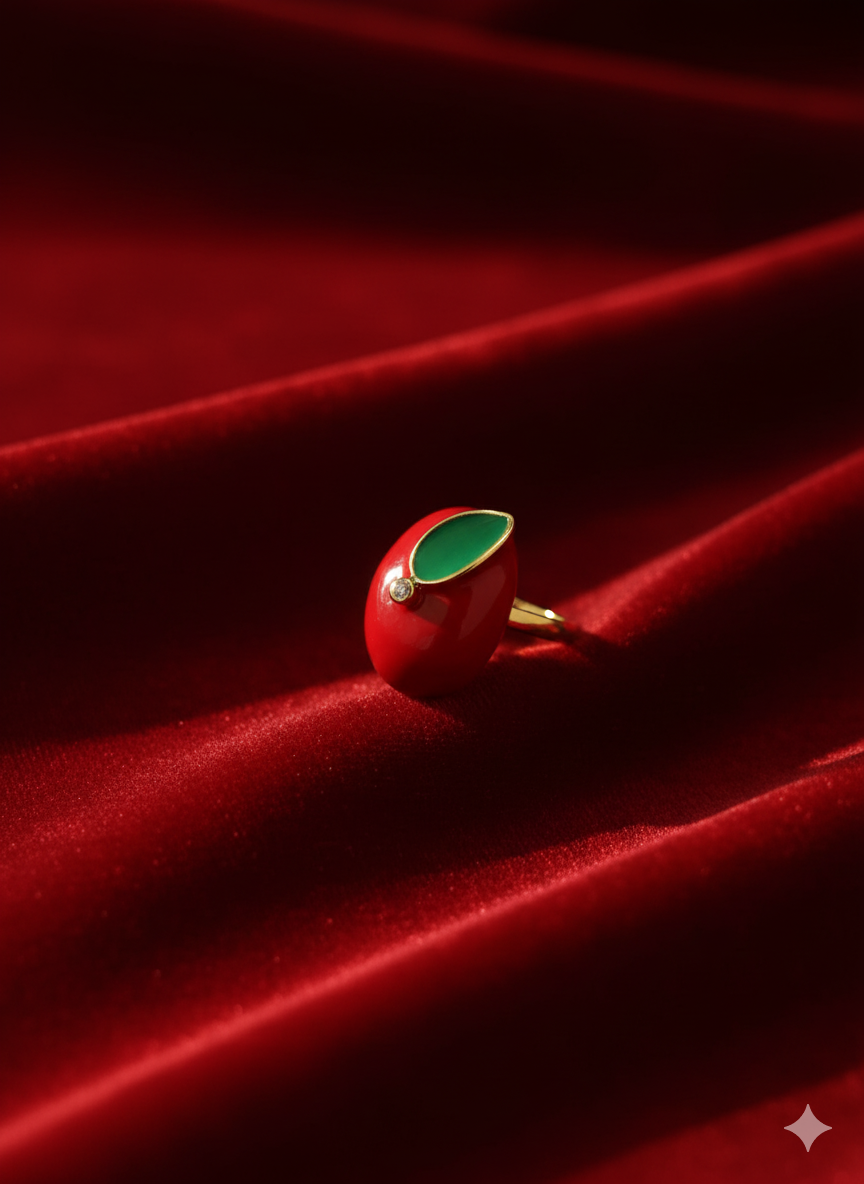 RED APPLE HANA RING