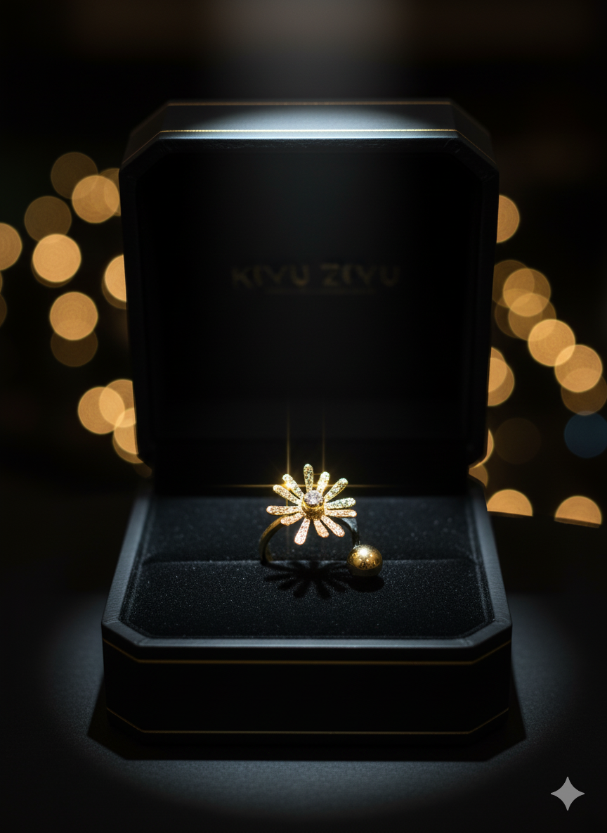KOREAN FLOWER RING