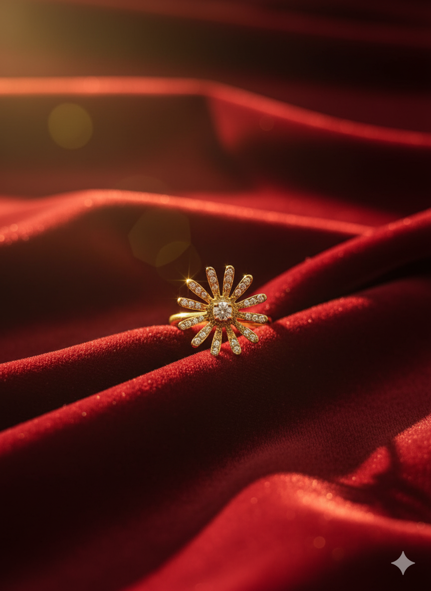 KOREAN FLOWER RING