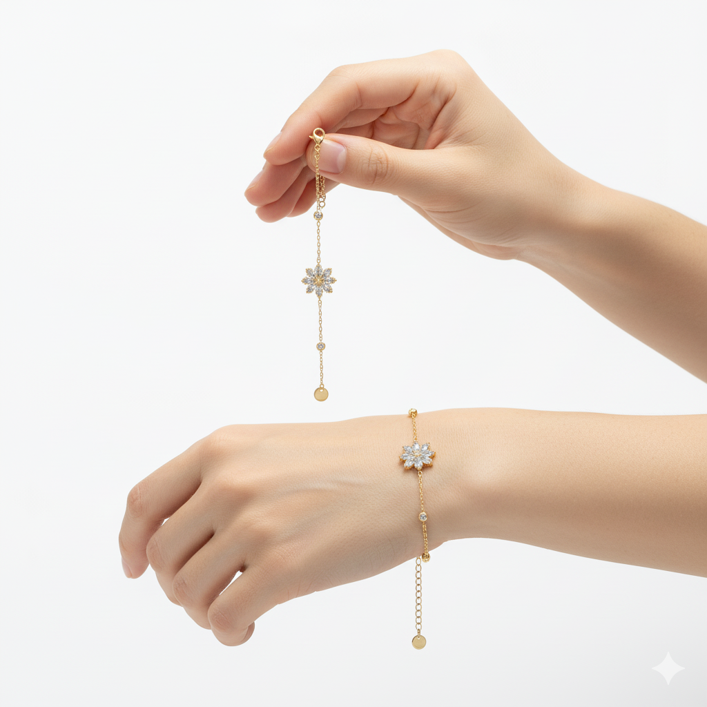 MINIMAL FLOWER BRACELET