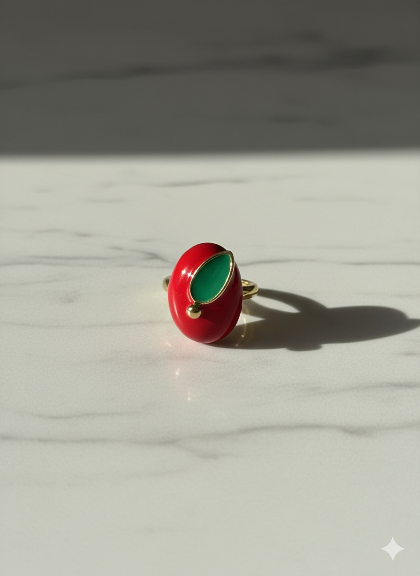 RED APPLE HANA RING