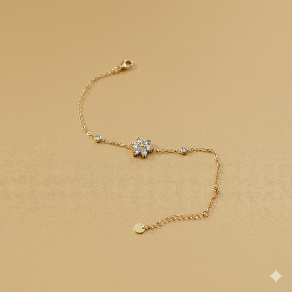 MINIMAL FLOWER BRACELET