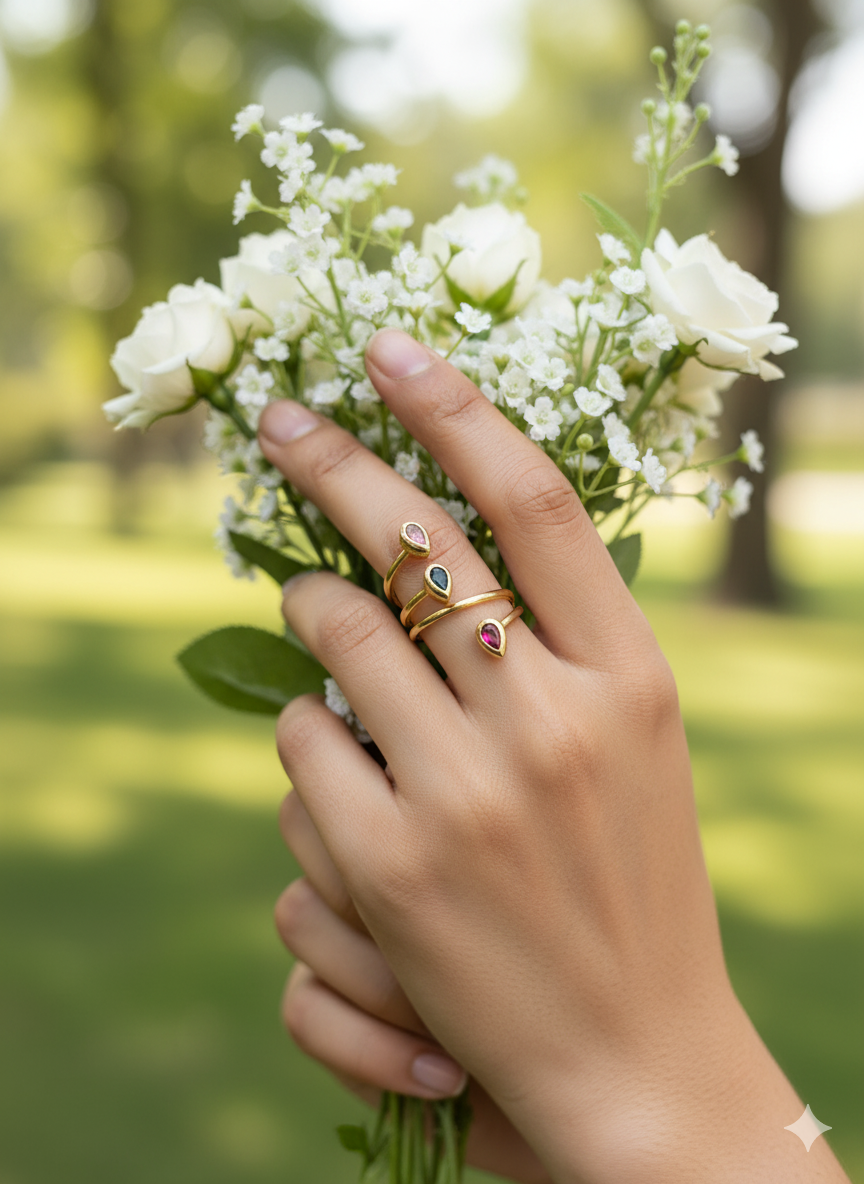 Aurora Trio Ring