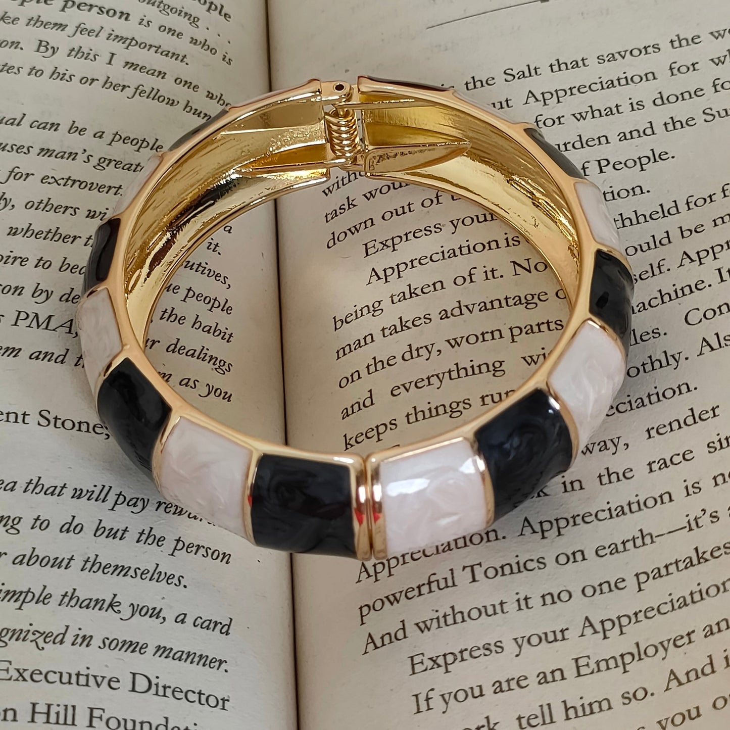 Piano Key Bangle