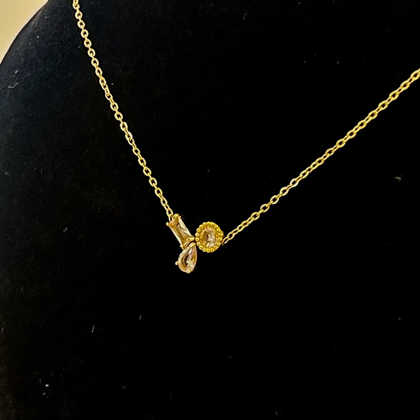 Trinity Drop Necklace
