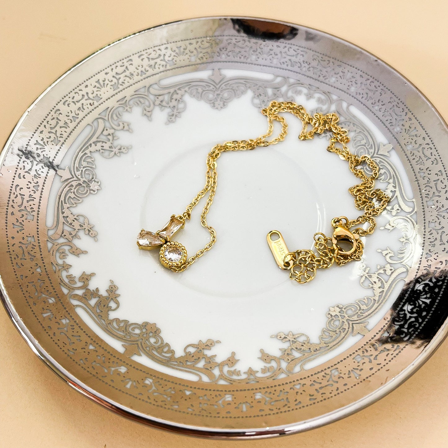 Trinity Drop Necklace