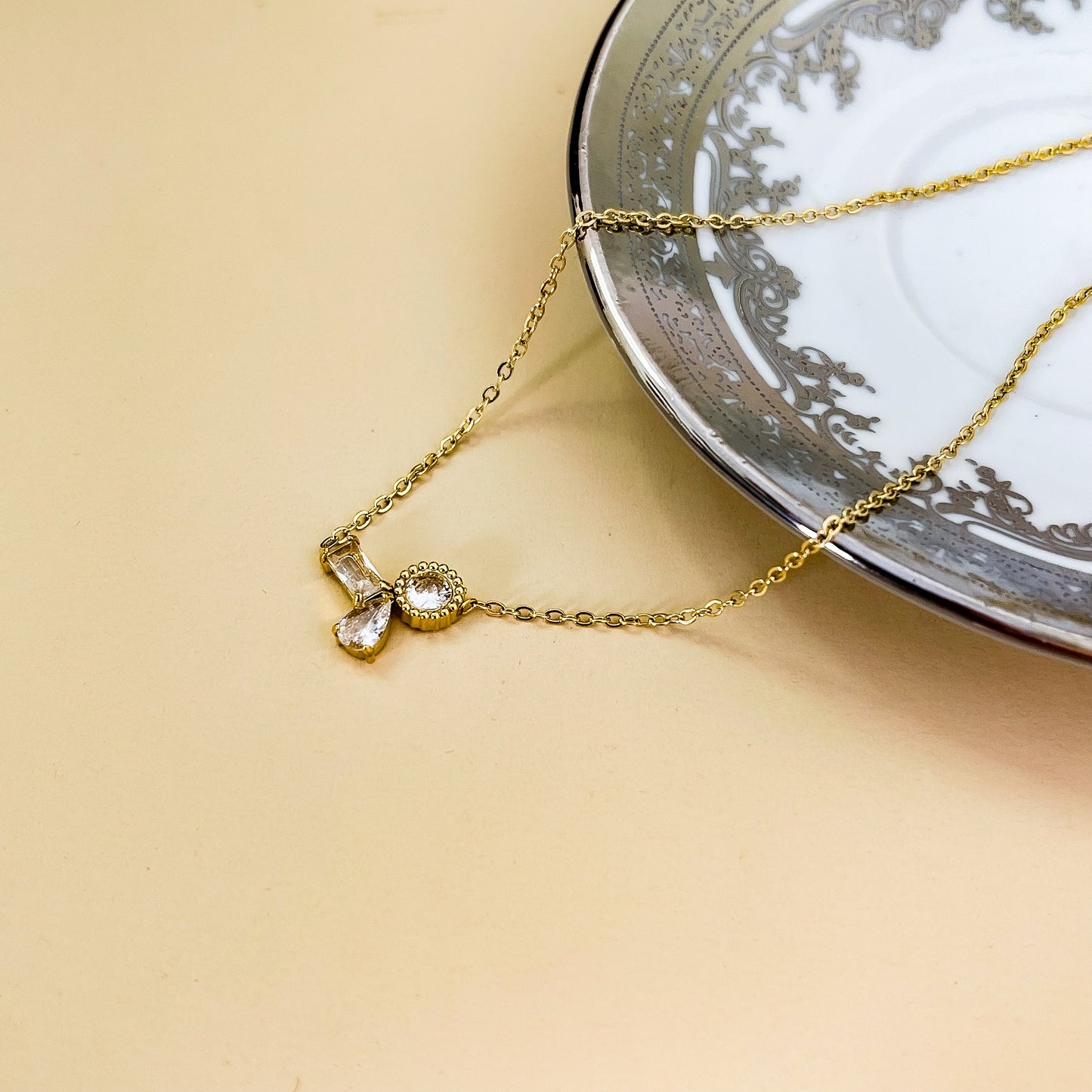 Trinity Drop Necklace