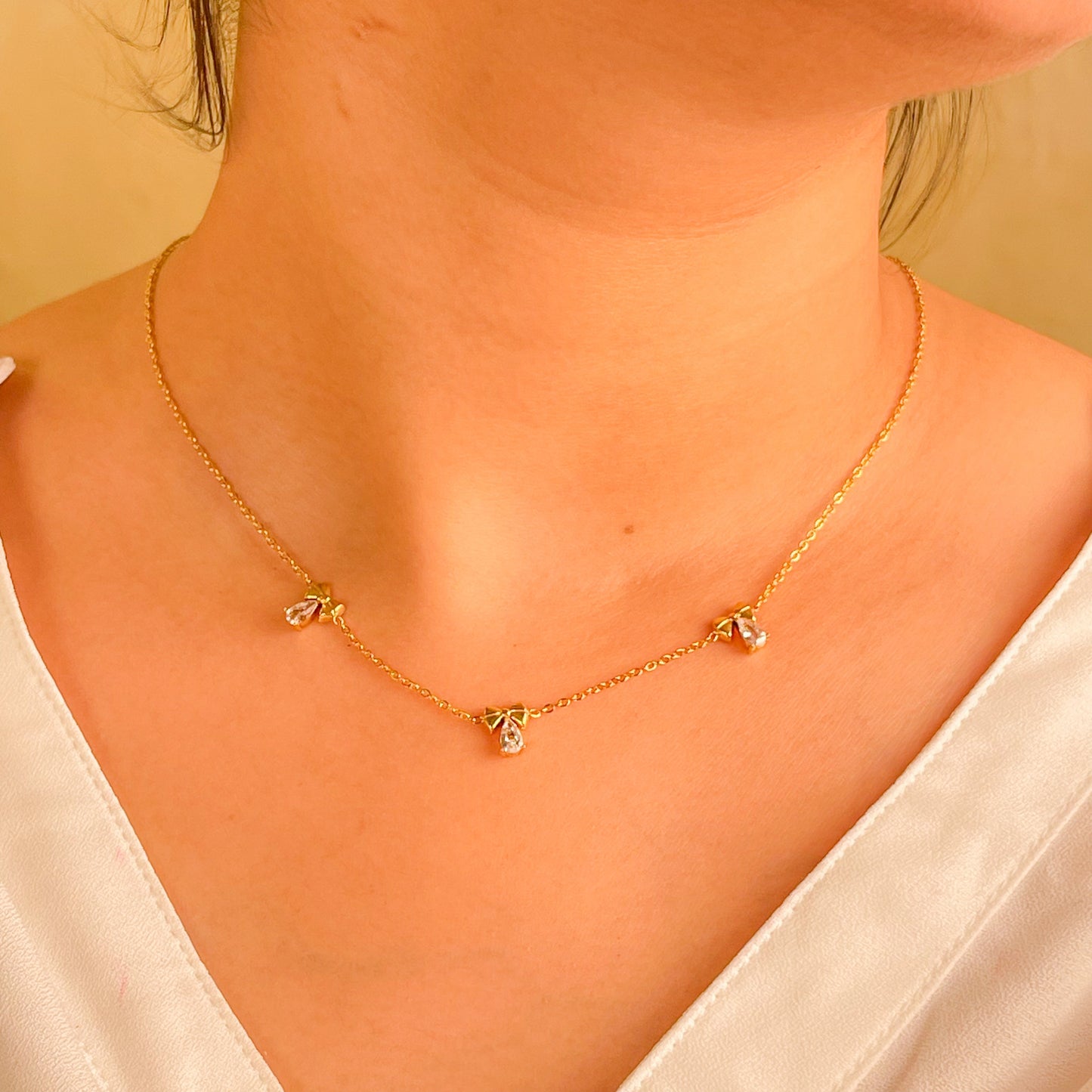 Trio Sparkle Necklace