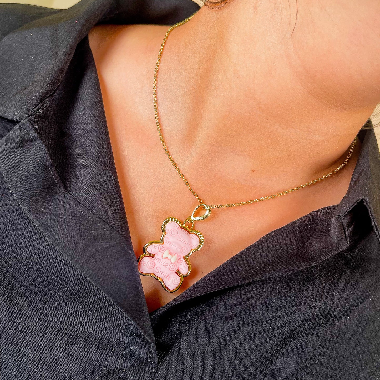 The Smile Bear Charm