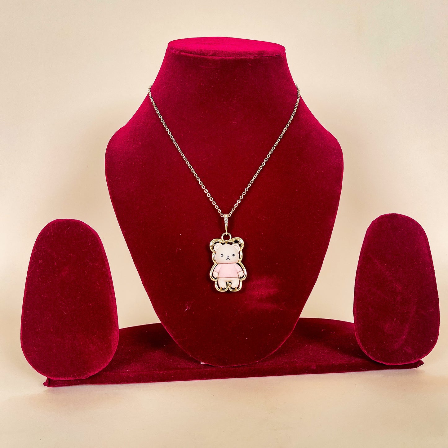 Blush Bear Pendant