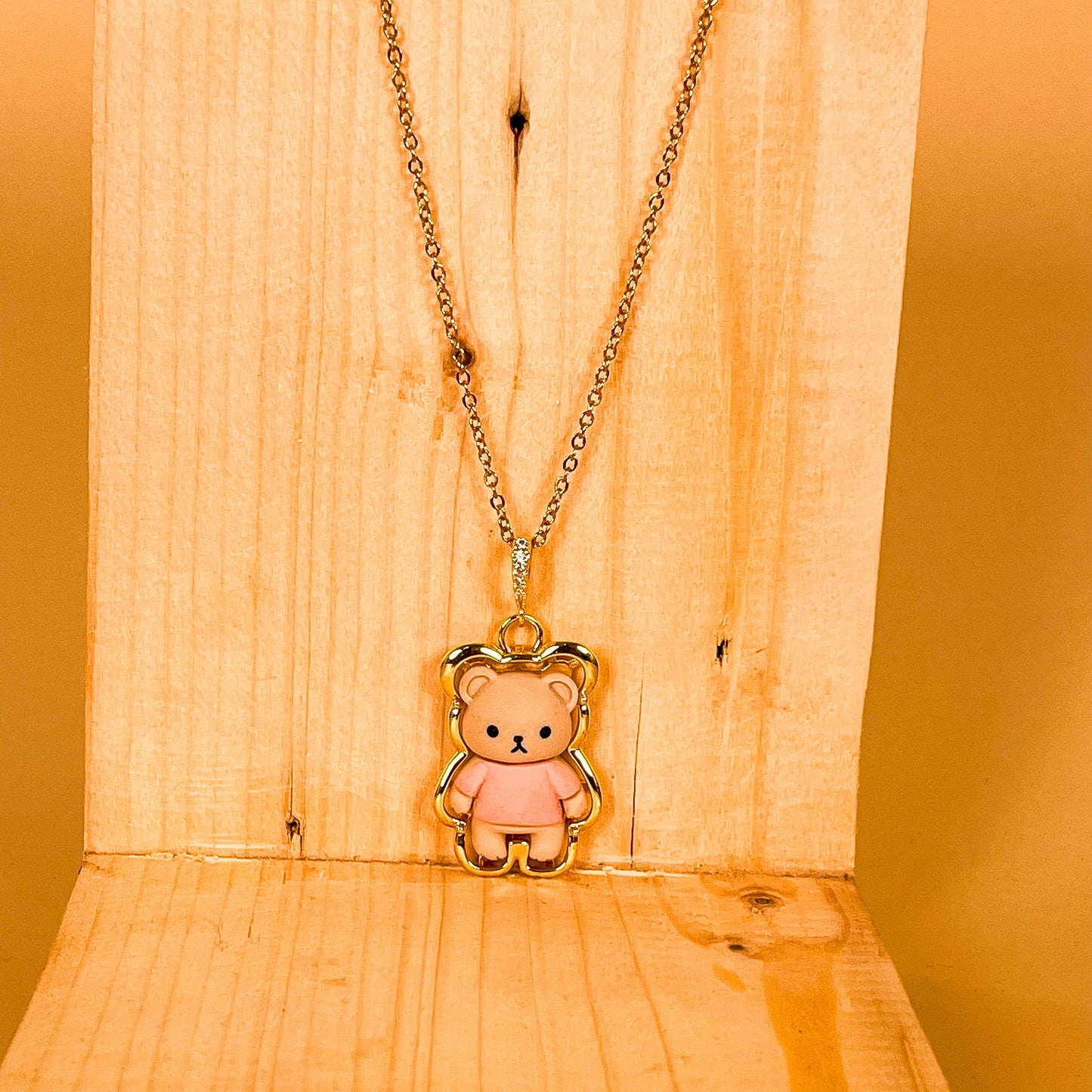 Blush Bear Pendant