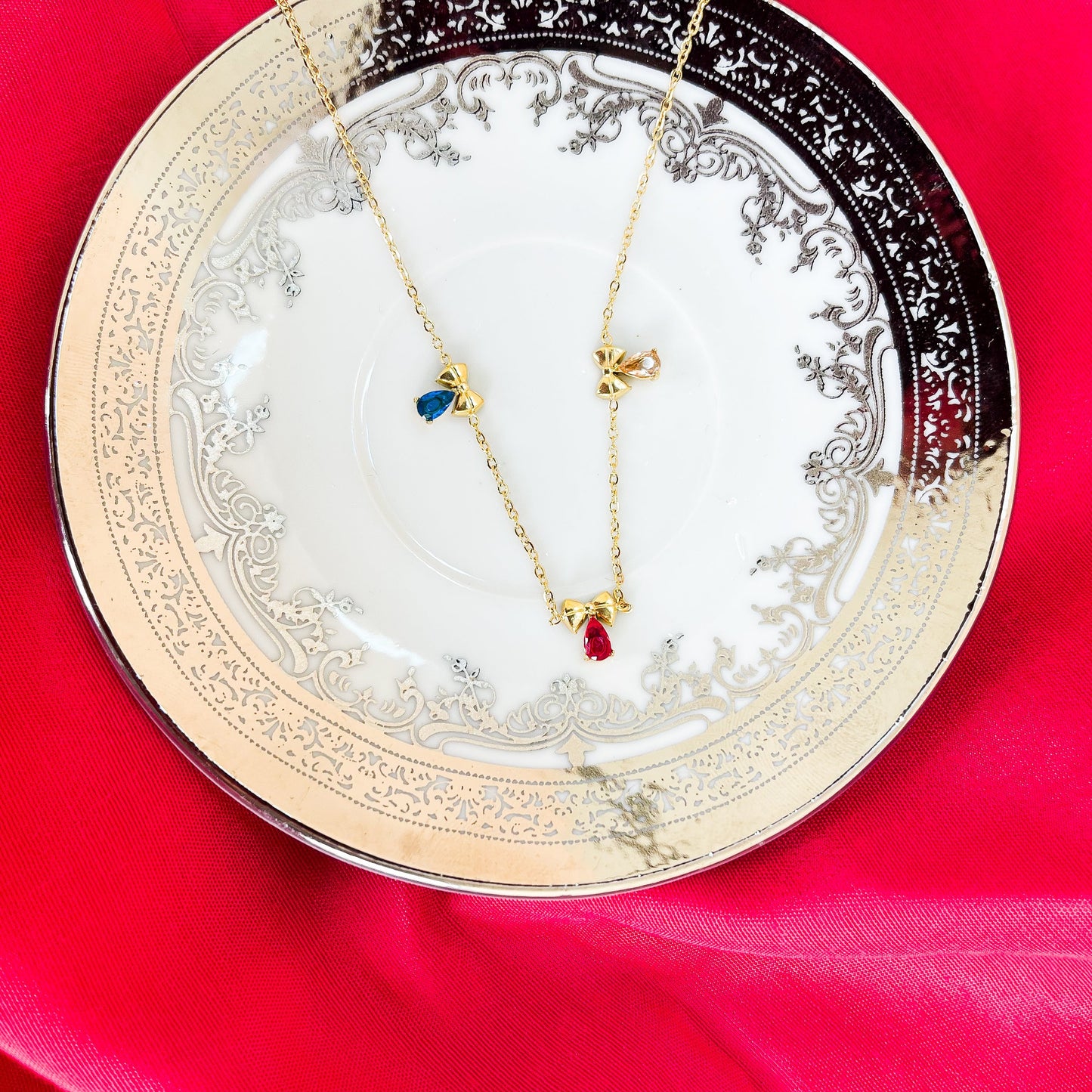 Starlit Bow pendant