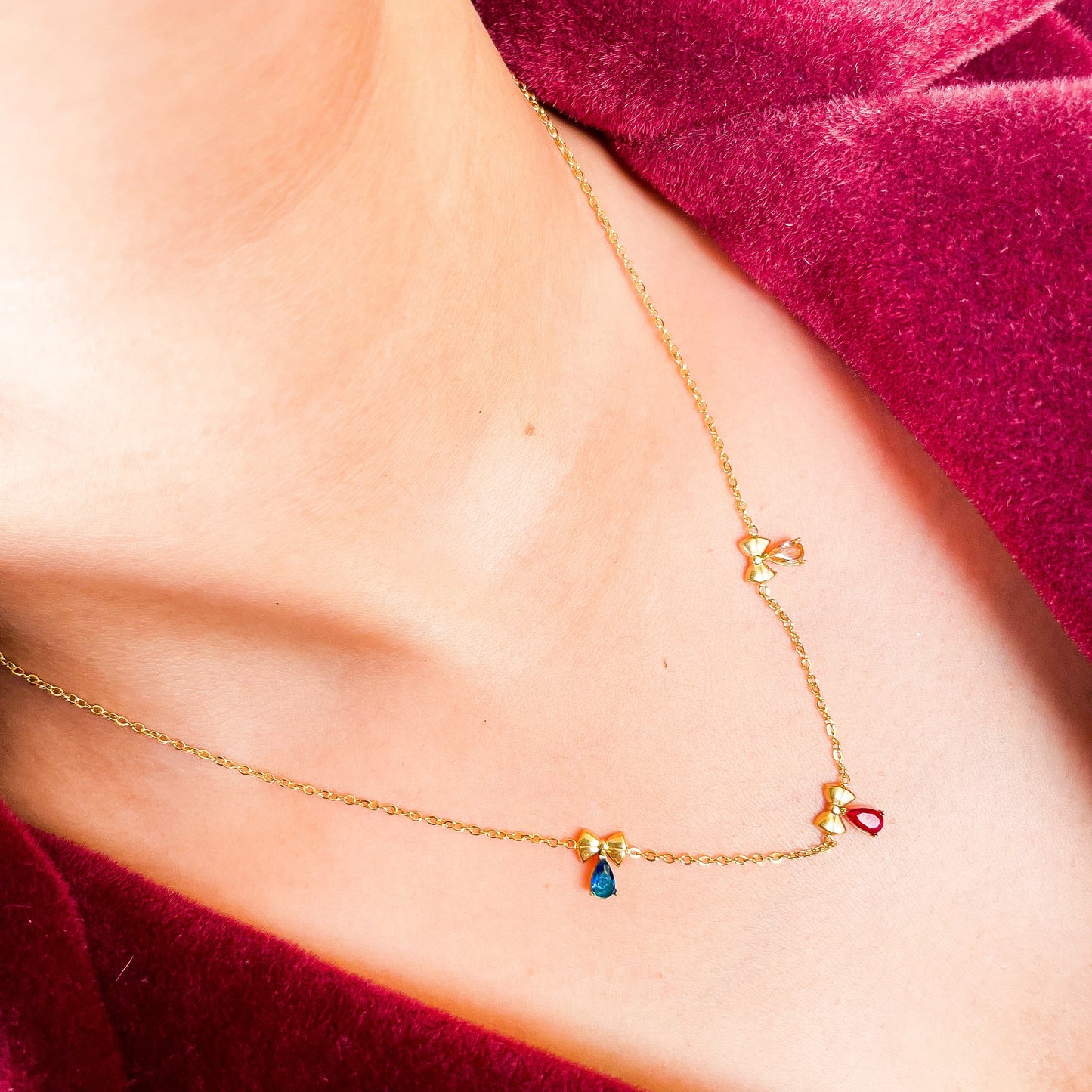 Starlit Bow pendant